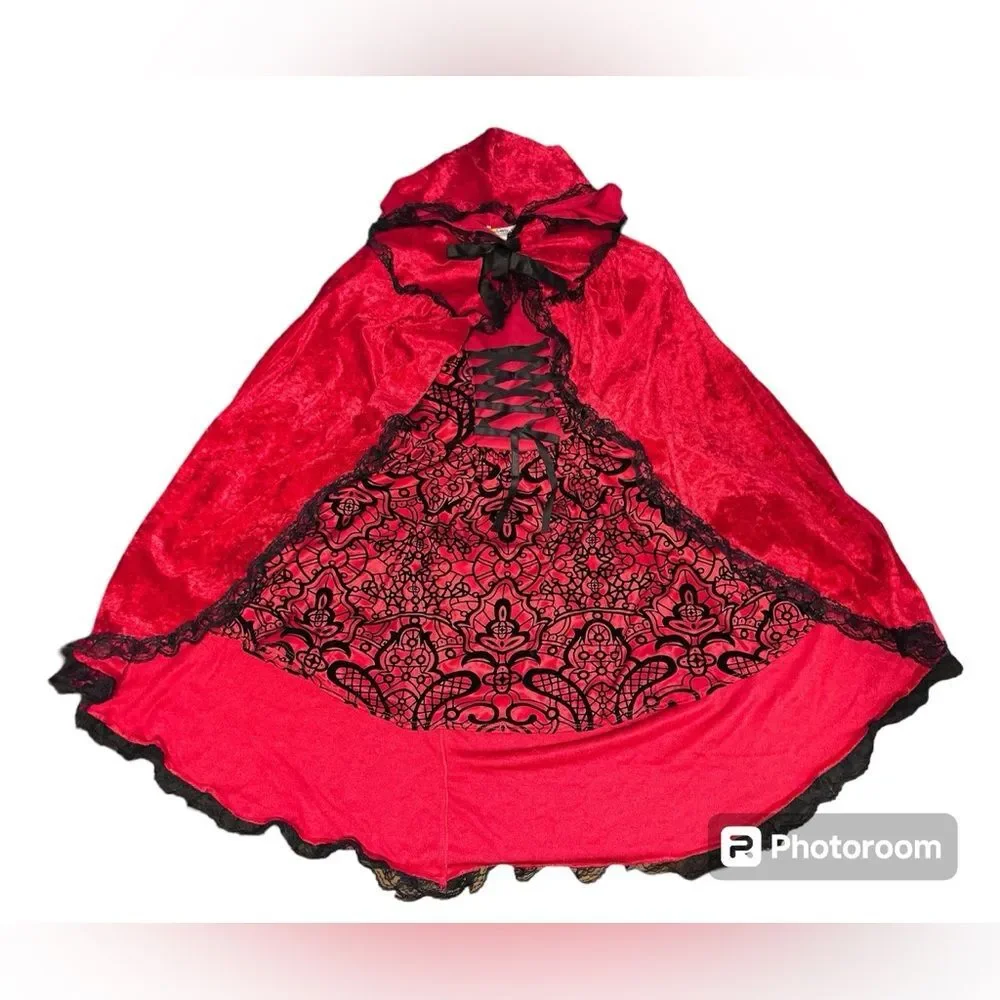 Girls Little Red Riding Hood Costume - Picture 1 of 7
